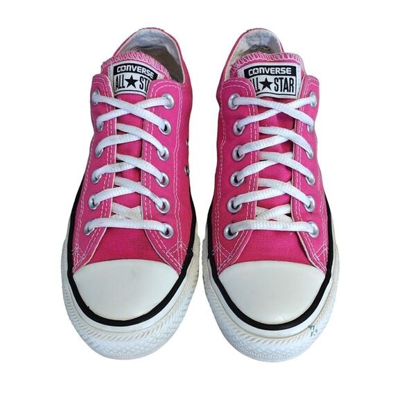 Converse Y2K Retro Hot Pink  Low Lace Up Unisex Sneakers W7 M5 - Picture 3 of 17